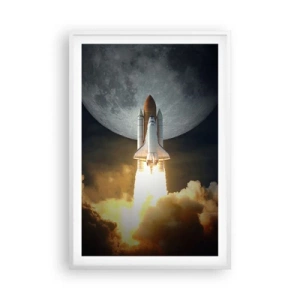 Poster in white frmae - Beginning of Unearthly Adventure - 61x91 cm