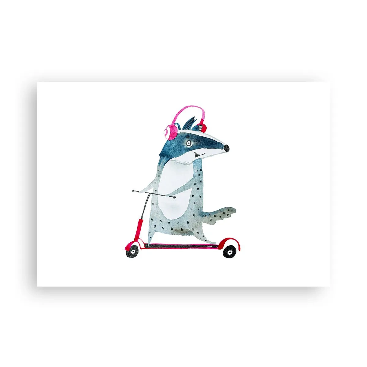 Poster - Joys of a Badger - 100x70 cm