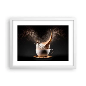 Poster in white frmae - Explosion of Flavour - 40x30 cm