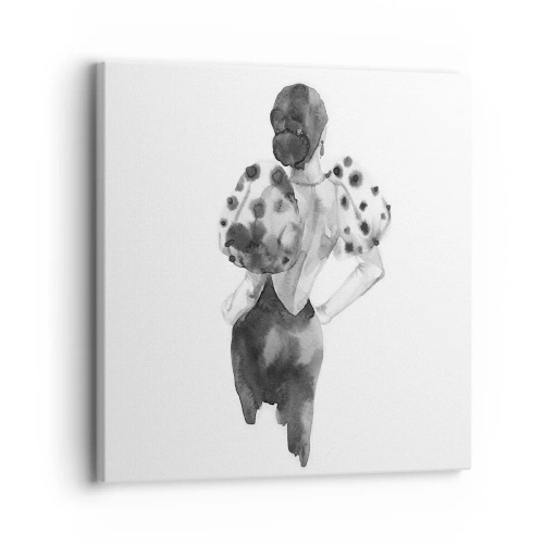 Canvas picture - She Passed by - 30x30 cm