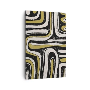 Canvas picture - Compositions: Tracks and Alleys - 80x120 cm