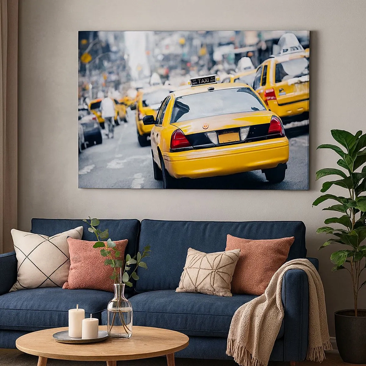 Canvas picture - Only in this City - 100x40 cm