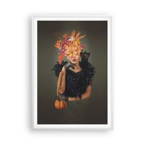 Poster in white frmae - Charm of a Witch - 70x100 cm