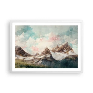 Poster in white frmae - Rocky Blades - 70x50 cm