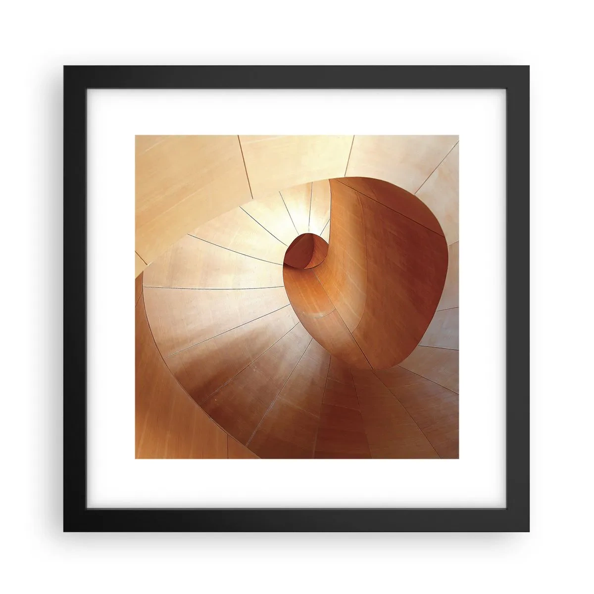 Poster in black frame - Architectural Serpentine - 30x30 cm