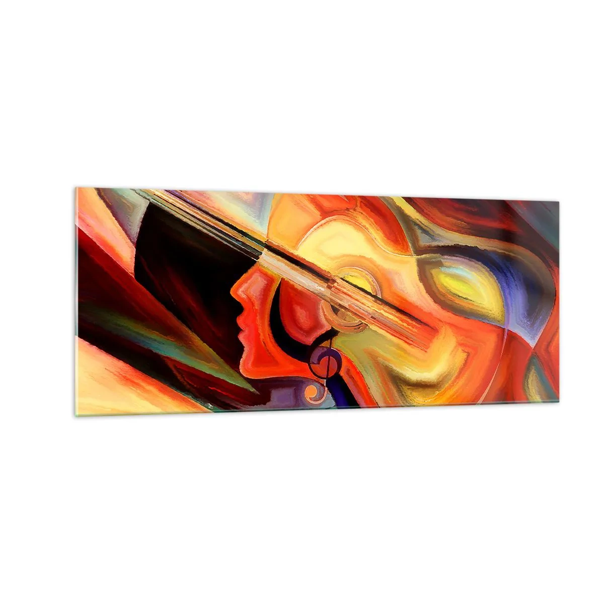 Glass picture - All Is Tuned Up - 100x40 cm