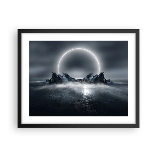 Poster in black frame - The End of a Story - 50x40 cm