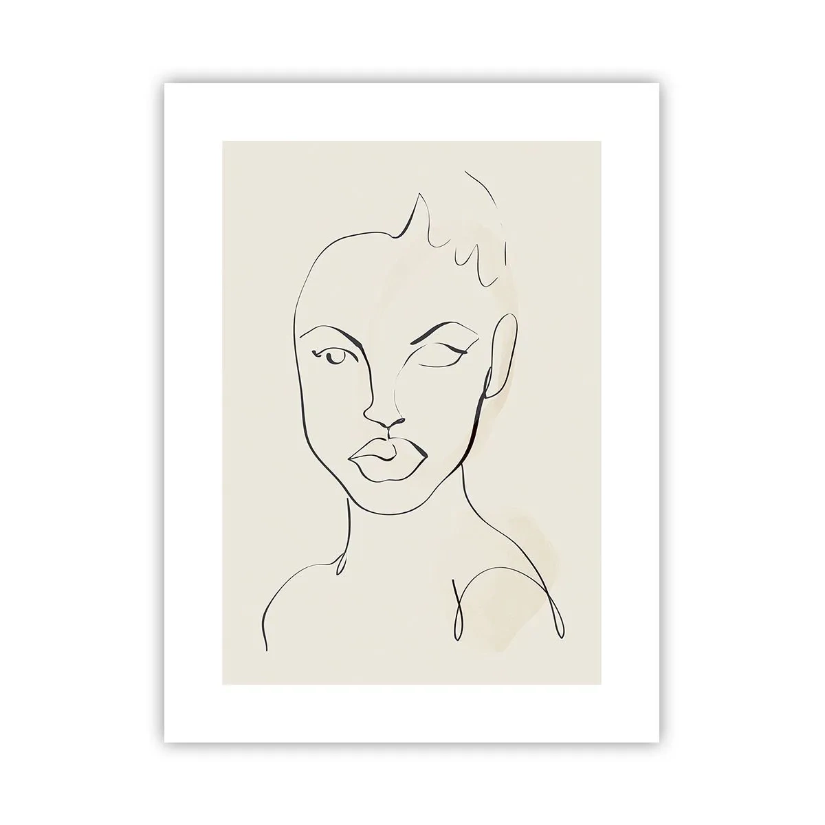 Poster - Outline of Sensuality - 30x40 cm