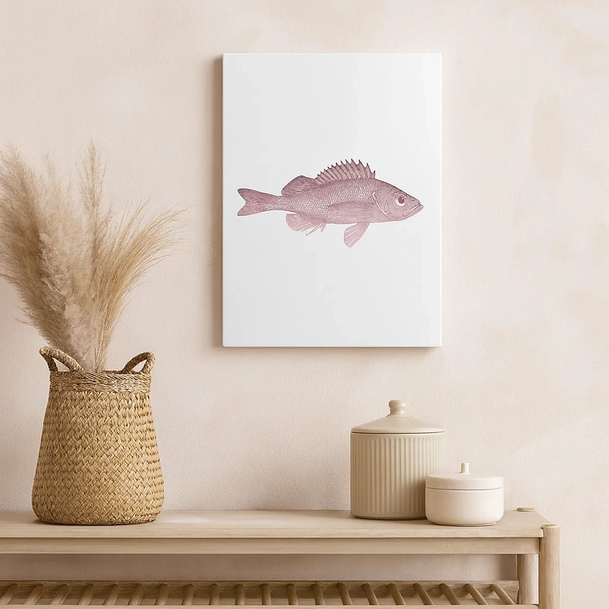 Canvas picture - Big-eyed Fish - 50x70 cm