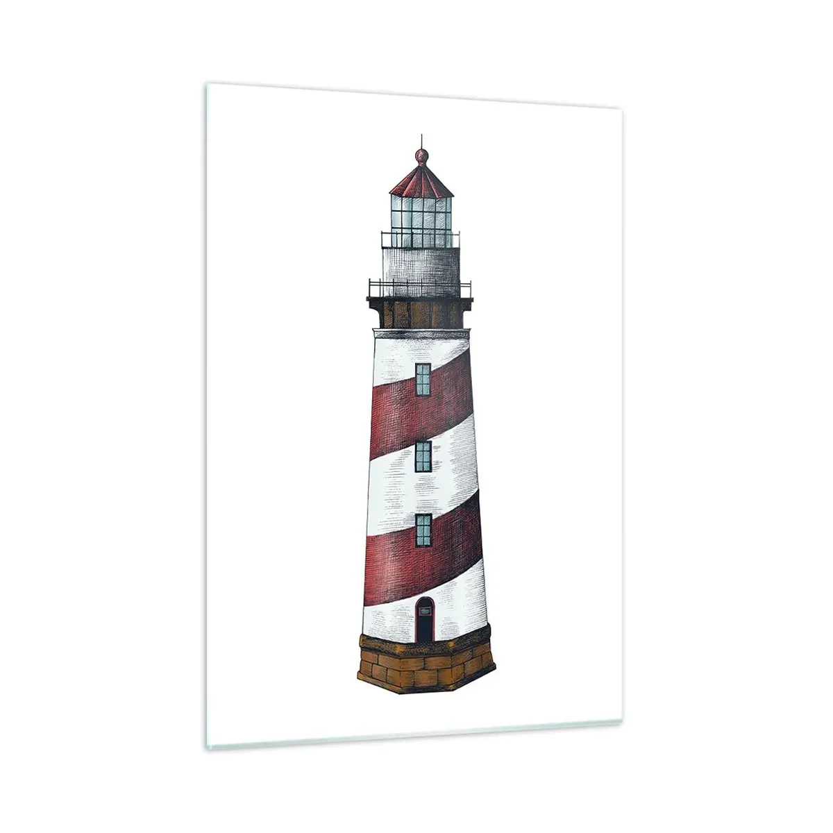 Glass picture - Always on Guard - 50x70 cm