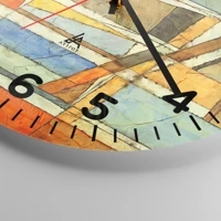 Clock face with numbers