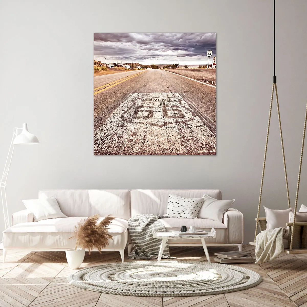 Canvas picture - Mother Road - American Legend - 50x50 cm