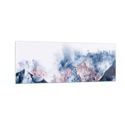 Glass picture - Those Summits! - 140x50 cm