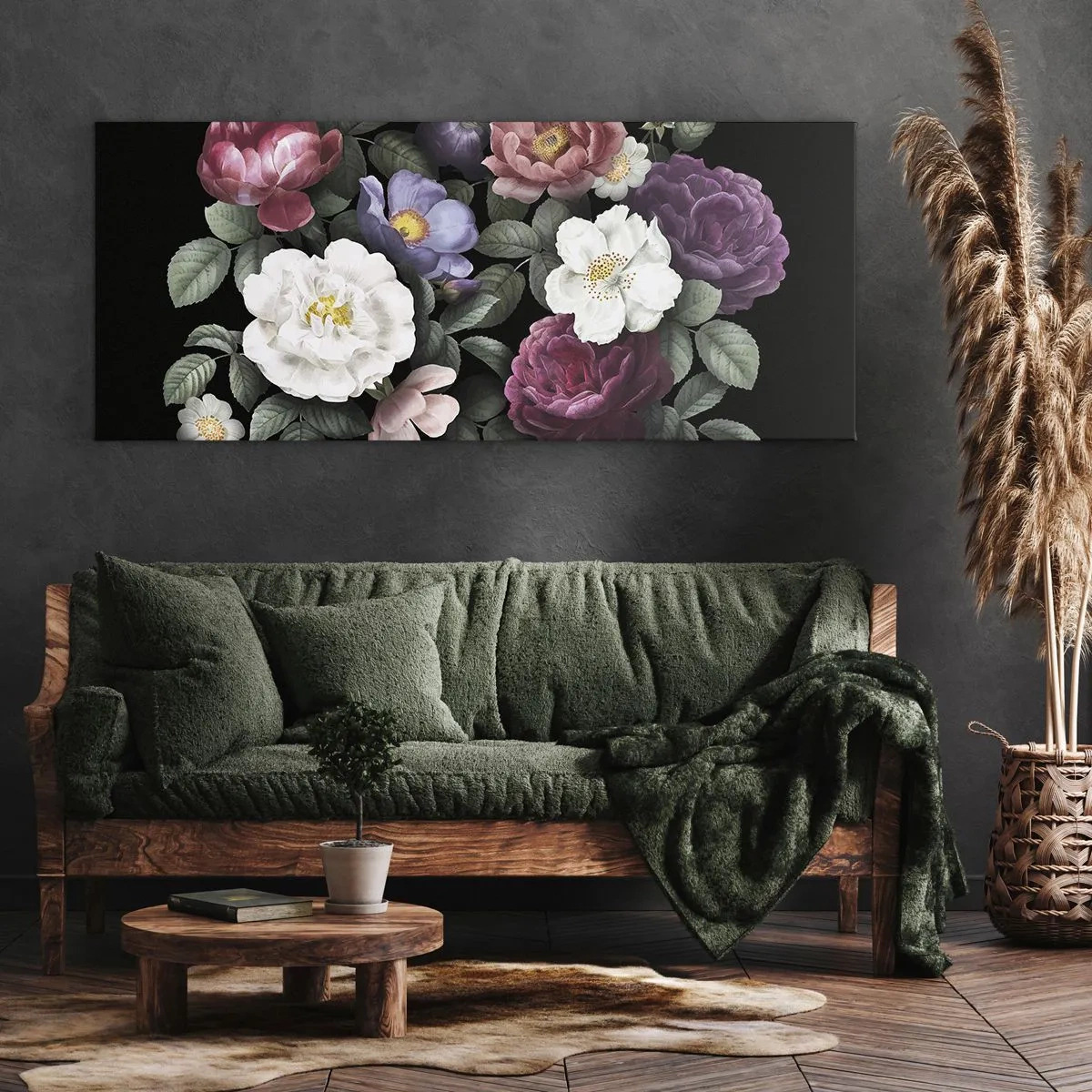 Canvas picture - From an English Garden - 90x30 cm