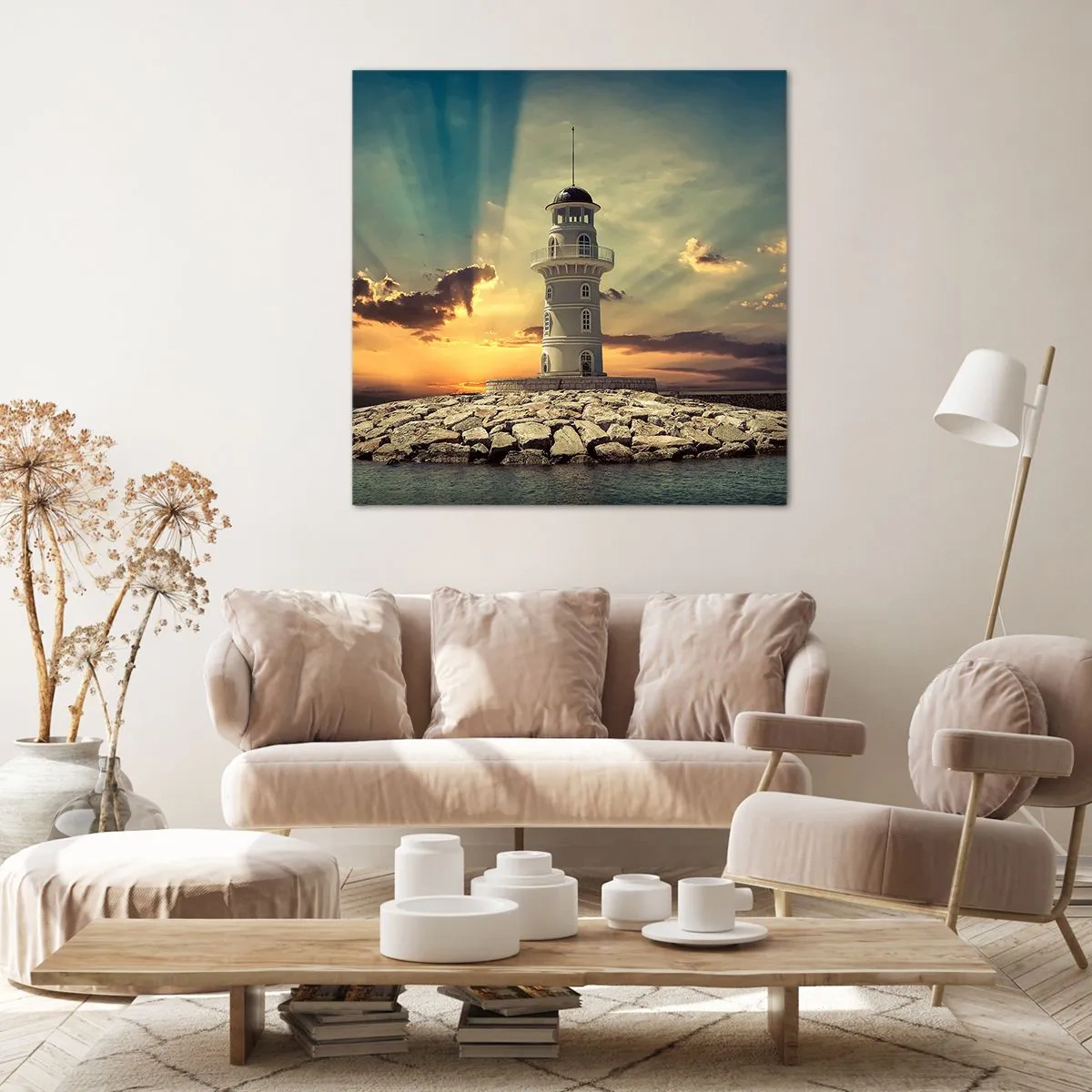 Canvas picture - Light, Hope, Beauty - 50x50 cm