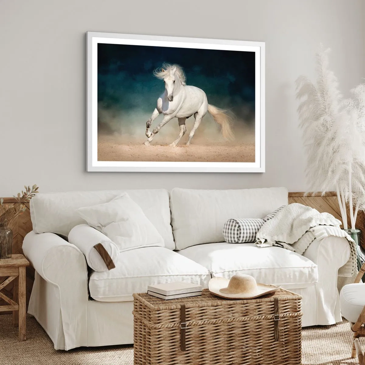 Poster in white frmae - Freedom in a Pure State - 40x30 cm