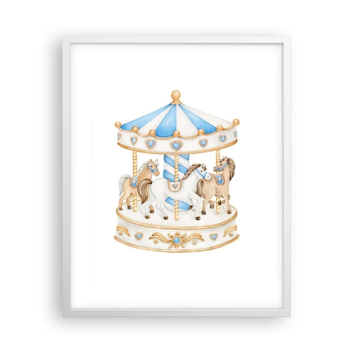 Poster in white frmae - Sweet Childhood - 40x50 cm
