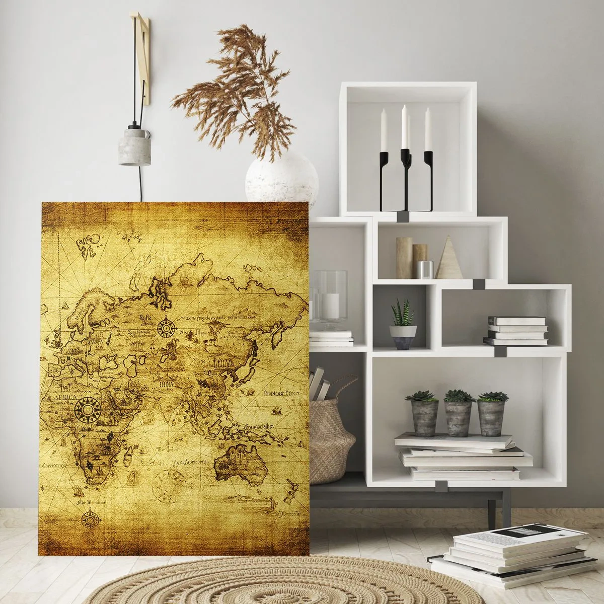 Glass picture - It Is a Strange World - 80x120 cm