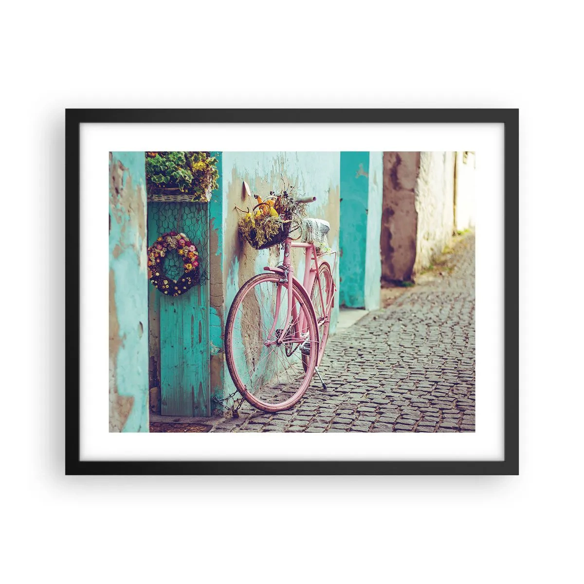 Poster in black frame - Be Right Back - 50x40 cm