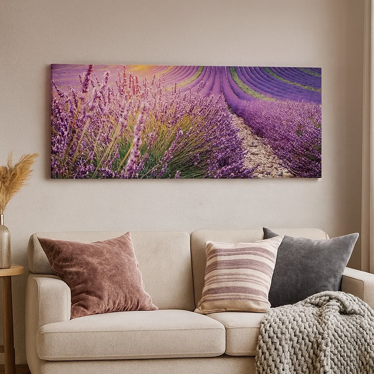 Canvas picture - Fragrant Field - 30x30 cm