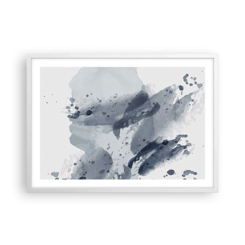 Poster in white frmae - Study in Nature of Water - 70x50 cm