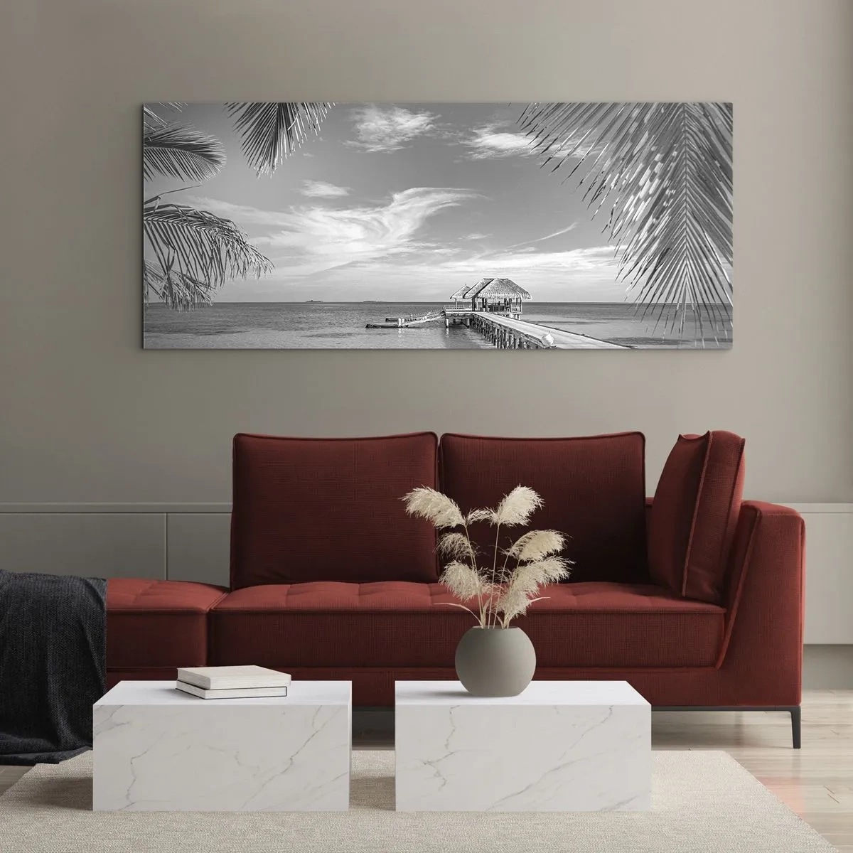 Glass picture - Memory or a Dream? - 140x50 cm