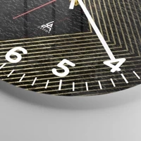 Clock face with numbers