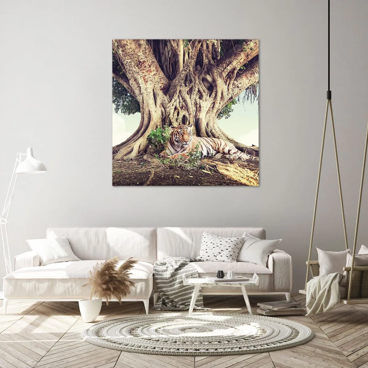 Canvas picture - View from the Genesis - 30x30 cm