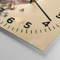 Clock face with numbers