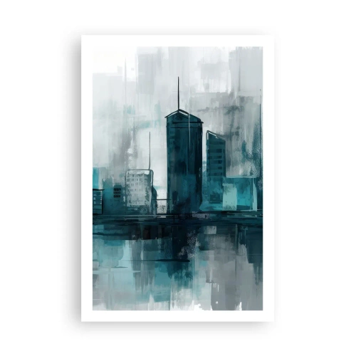 Poster - City in the Colour of Rain - 61x91 cm