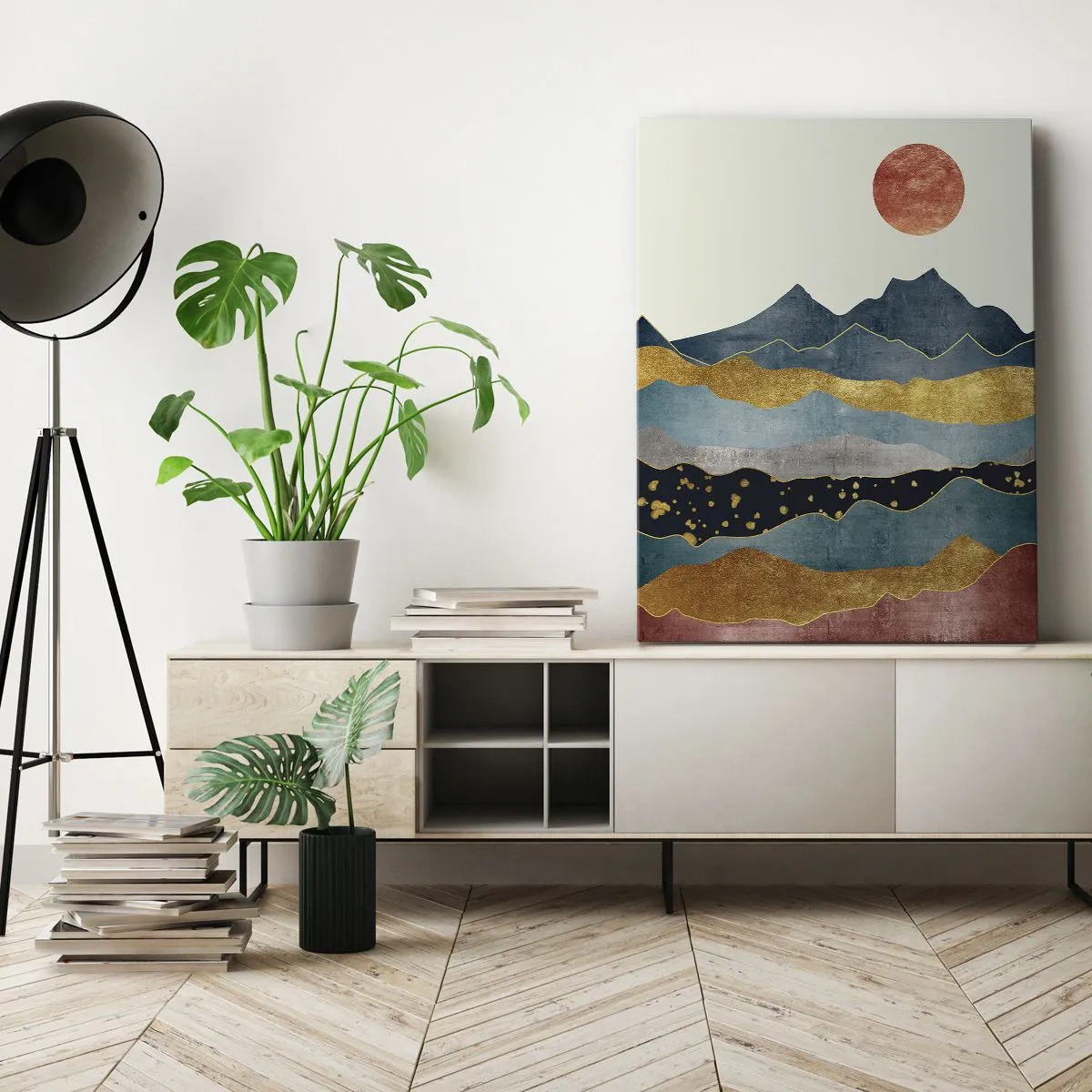 Canvas picture - Cross Section of the World - 70x100 cm