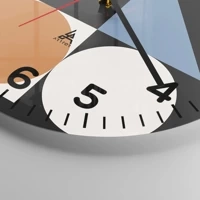 Clock face with numbers