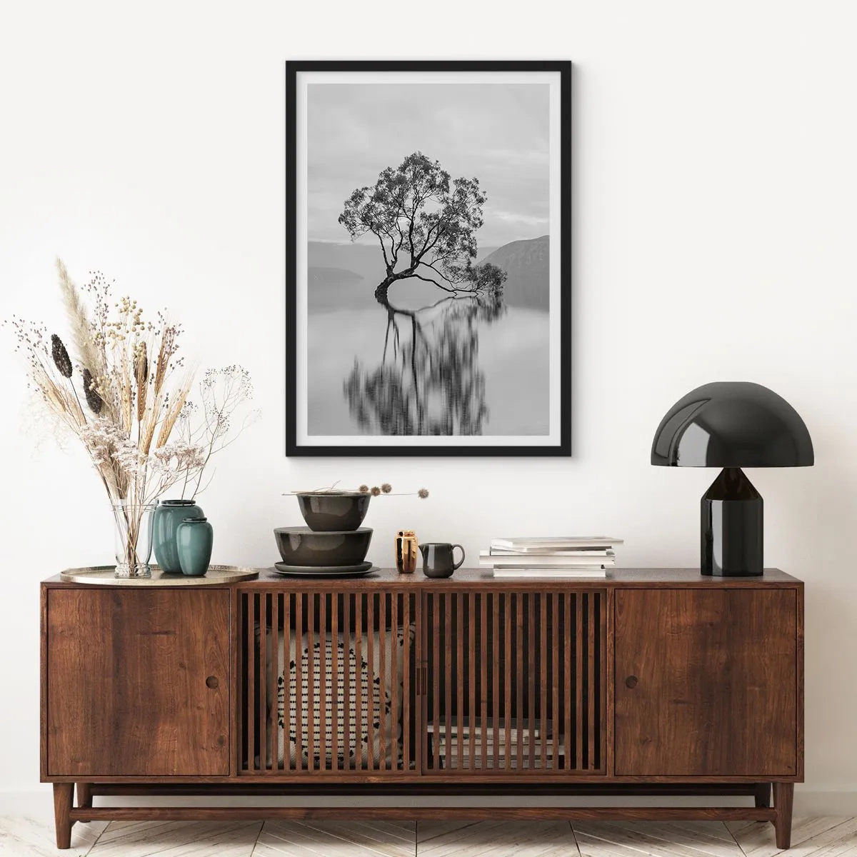 Poster in black frame - There Is Such Country - 70x100 cm