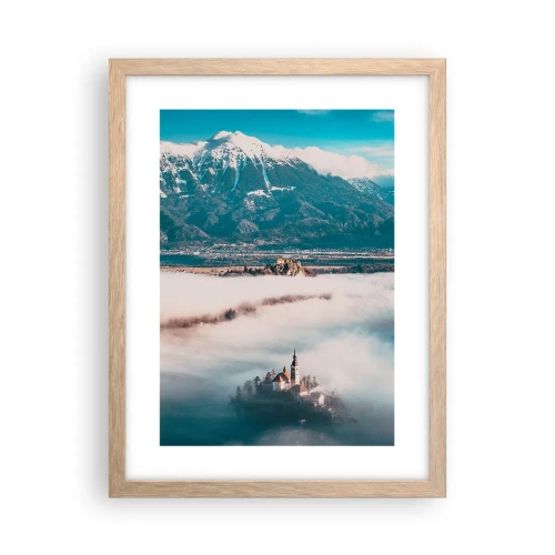 Poster in light oak frame - Beginning of a Fairy Tale - 30x40 cm