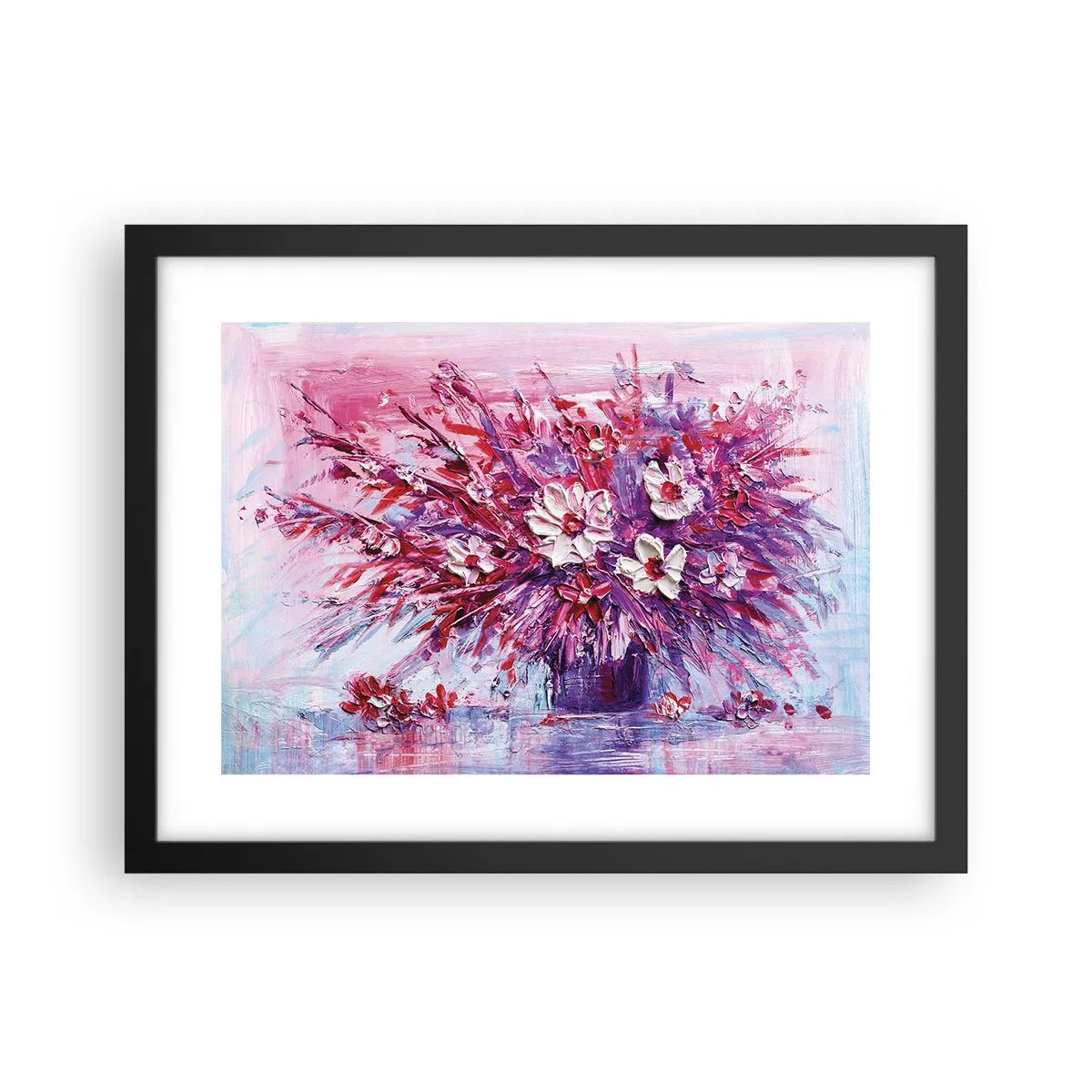 Poster in black frame - Innocence and Passion - 40x30 cm