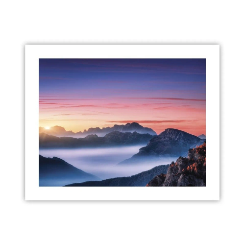 Poster - Over the Valleys - 50x40 cm