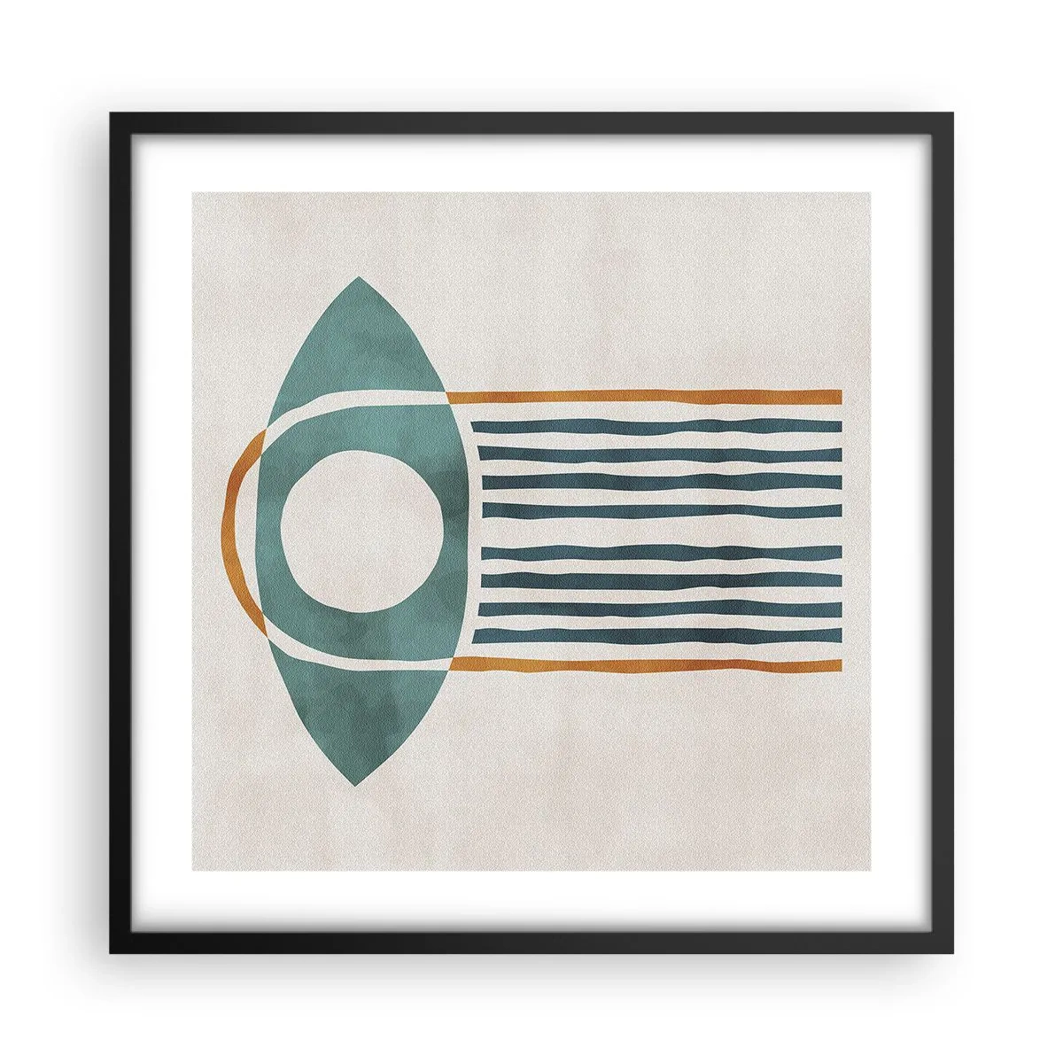 Poster in black frame - Signs and Rituals - 50x50 cm