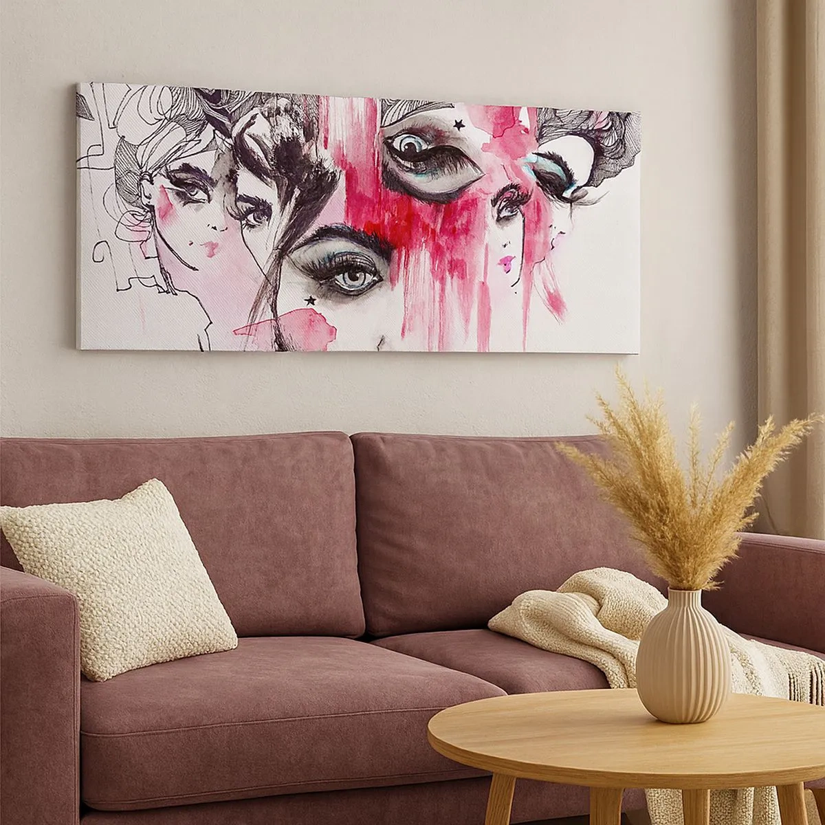 Canvas picture - . - 100x40 cm