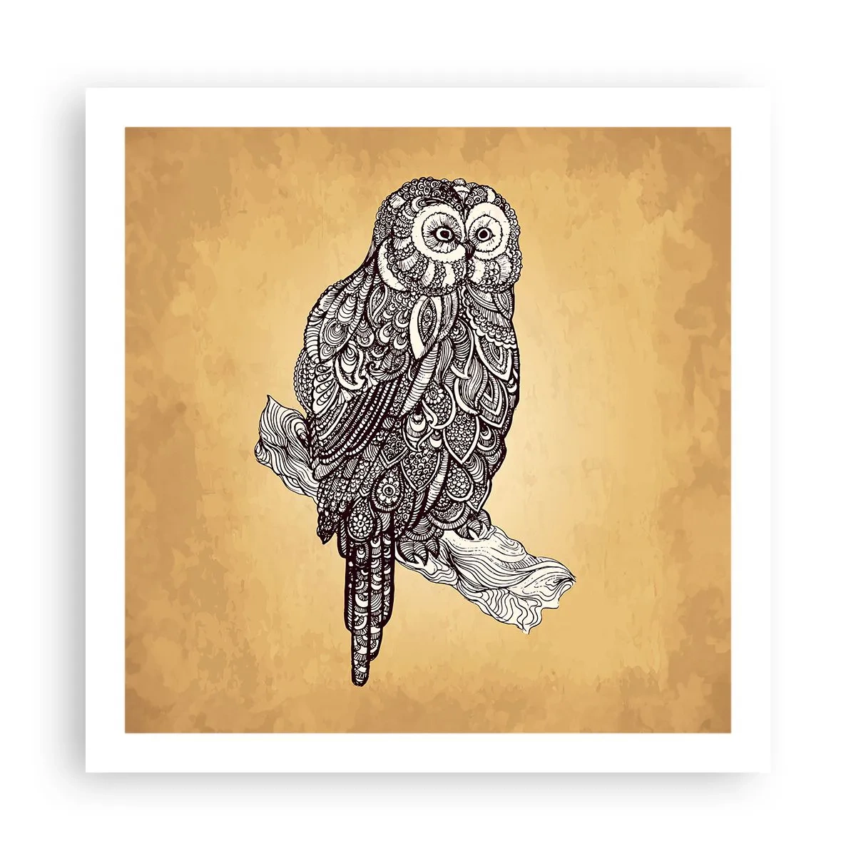 Poster - Mysterious Ornaments of Wisdom - 60x60 cm