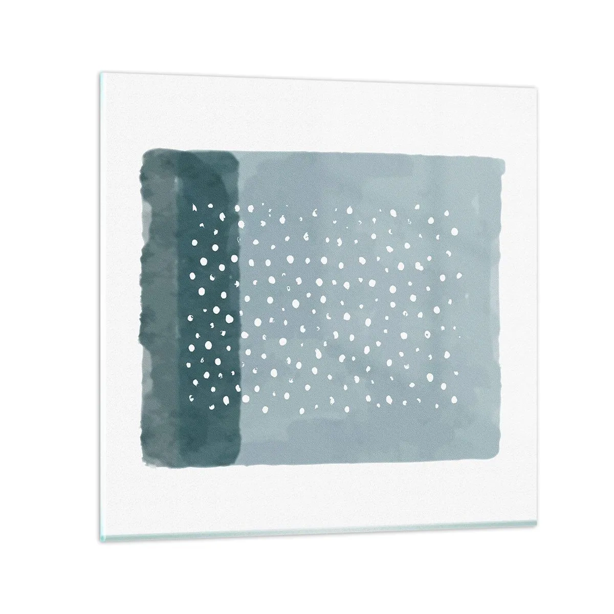 Glass picture - Grown on the Blue - 30x30 cm