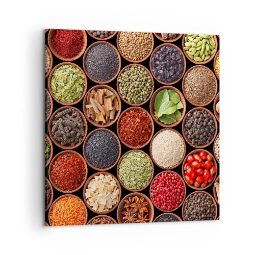 Canvas picture - All Flavours of the World - 50x50 cm