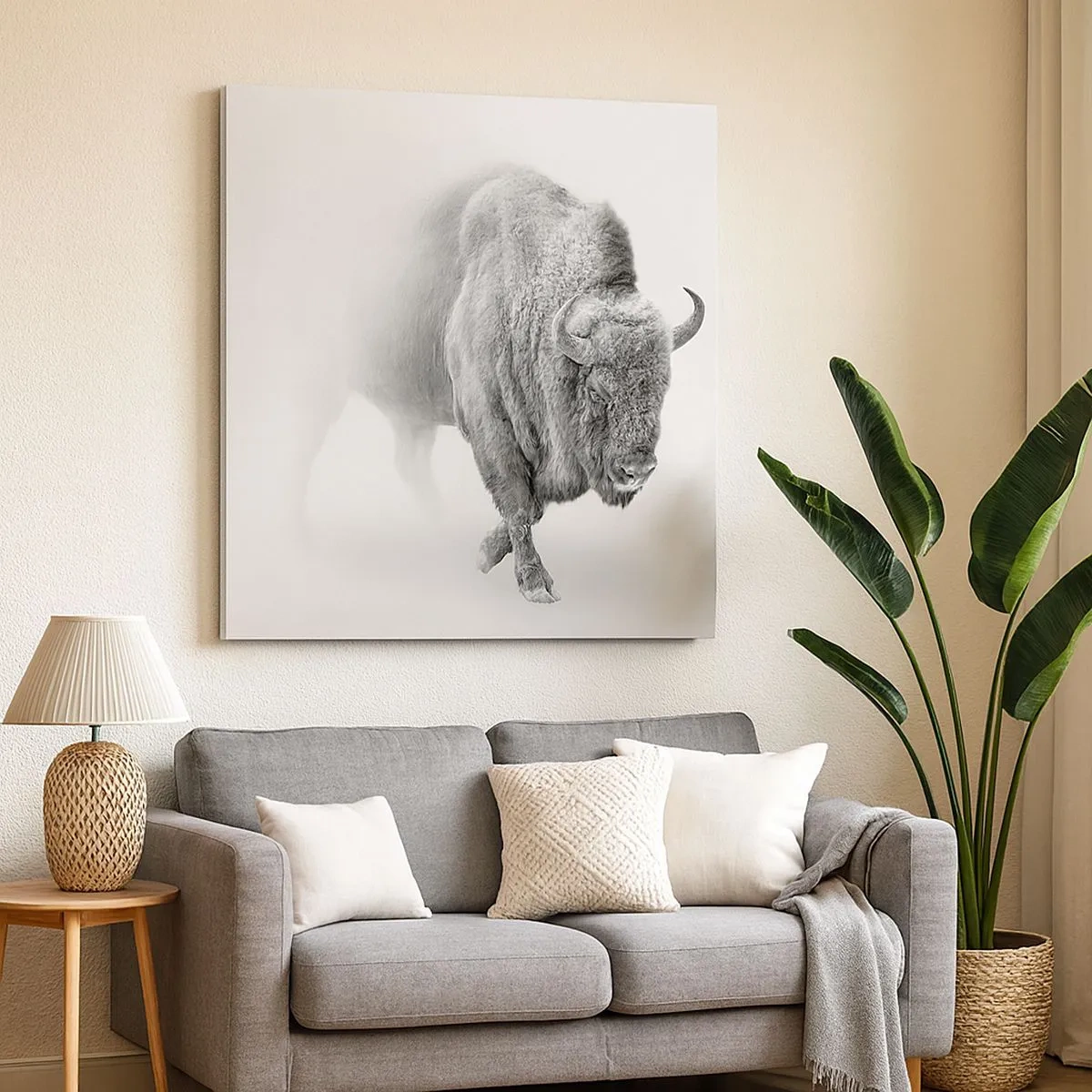 Canvas picture - King of the Prairie - 30x30 cm