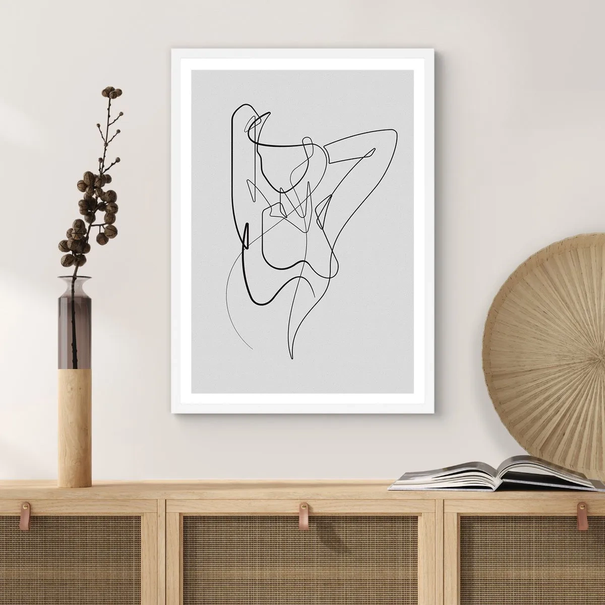 Poster in white frmae - What You Are Really Like - 50x70 cm