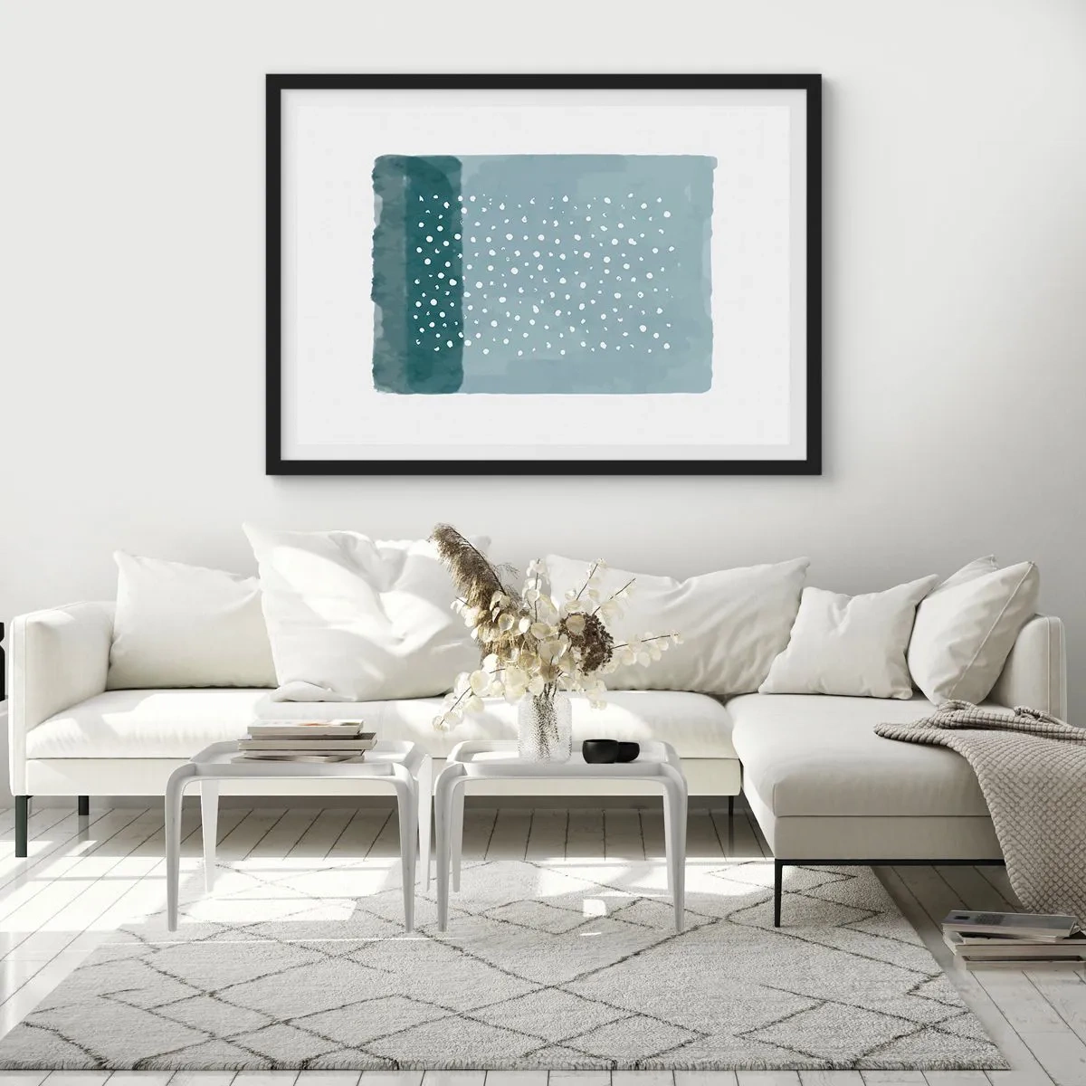 Poster in black frame - Grown on the Blue - 40x30 cm