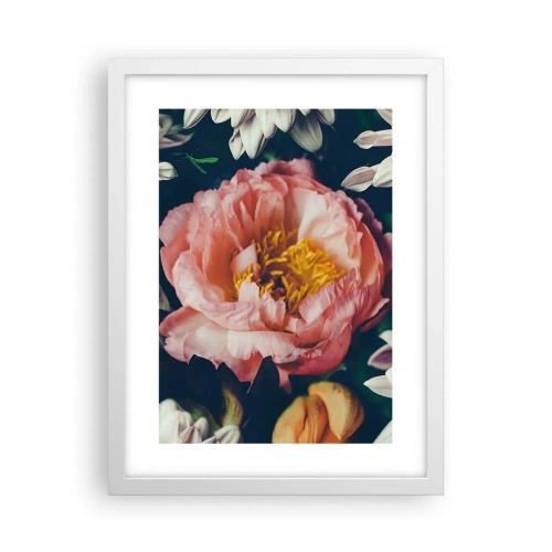 Poster in white frmae - In Baroque Style - 30x40 cm