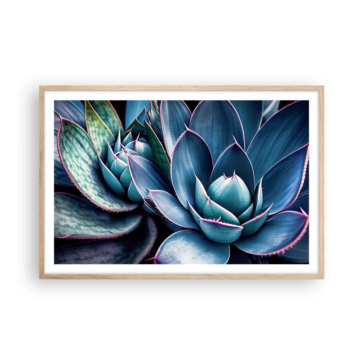 Poster in light oak frame - Vital Strength - 91x61 cm