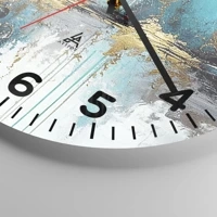 Clock face with numbers