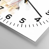 Clock face with numbers