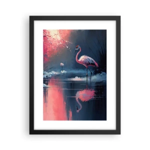 Poster in black frame - Bird Retreat - 30x40 cm