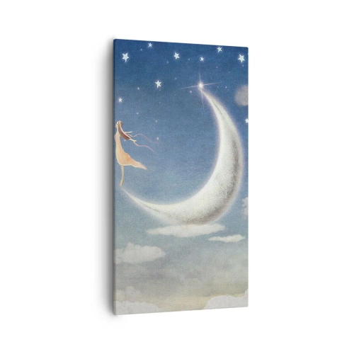 Canvas picture - Blue Suitor - 55x100 cm